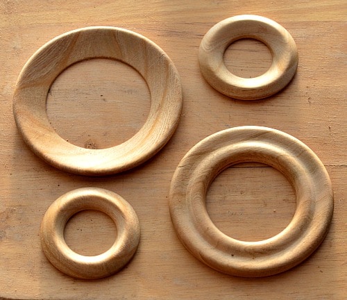 wooden shawl pins